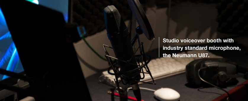 studio voiceover booth neumann u87